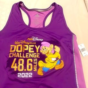 2022 Walt Disney World Marathon Dopey Challenge Finisher tech tank -Women’s XS